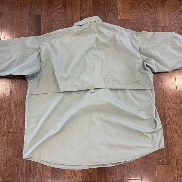 Cabelas green button down shirt - 3XL - vented - Picture 4 of 4